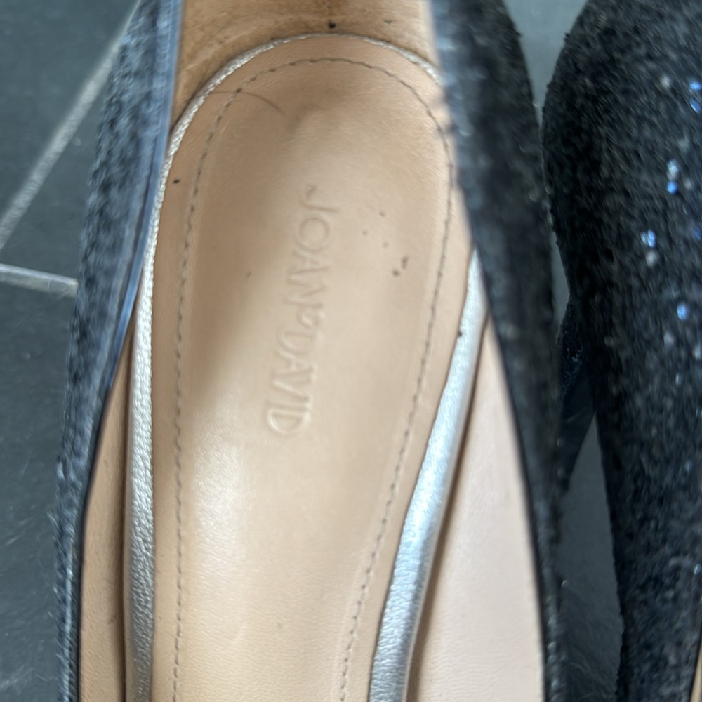 Joan and David platform heel sparkly shoes - Picture 3 of 5
